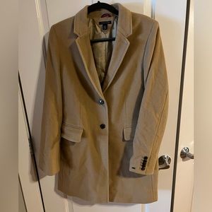 Long Tommy Hilfiger Camel Jacket